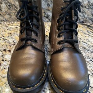 Olive green Dr. Martins